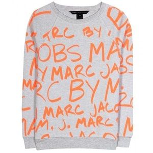 Marc by Marc Jacobs Graffiti Logo Crew